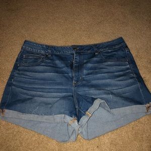 High rise Jean shorts